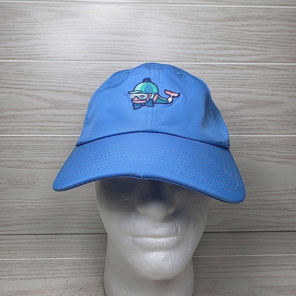 Kentucky Derby Vineyard Vines Whale Hat Stripe 2017 Logo Golf Beach Baseball - Picture 2 of 10